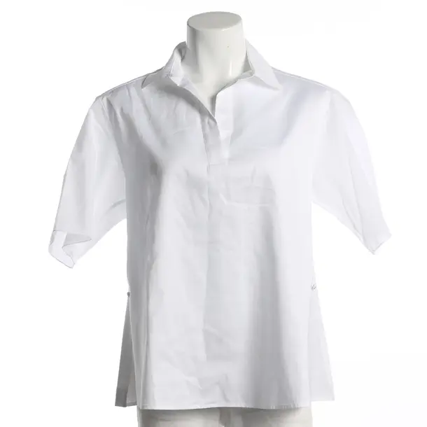 Blouse, in White, Cotton, Marc Cain