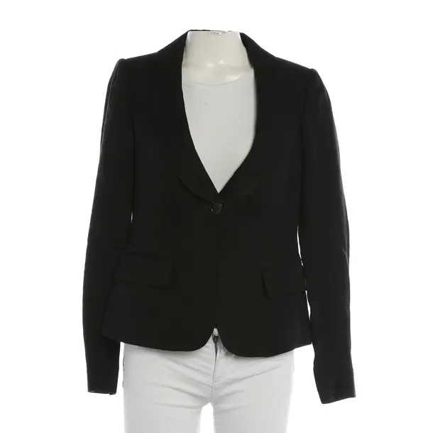 Blazer, in Schwarz, Leinen, Armani Collezioni