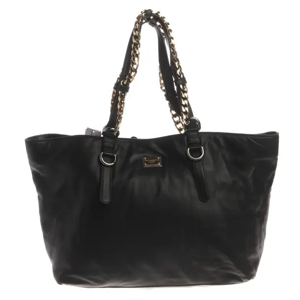 Schultertasche, in Schwarz, Leder, Dolce & Gabbana