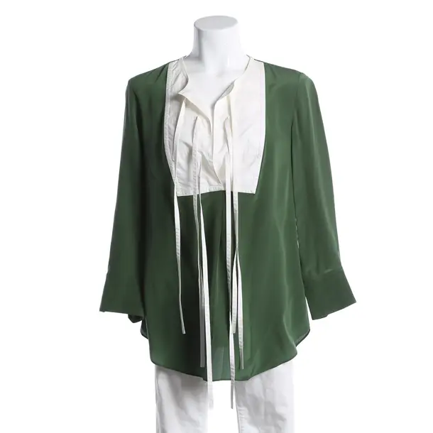Tunic, in Green, Silk, Tory Burch