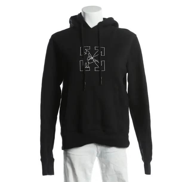 Hoodie, in Schwarz, Baumwolle, Off-White
