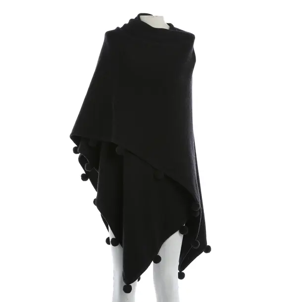 Poncho, in Schwarz, Wolle, Escada