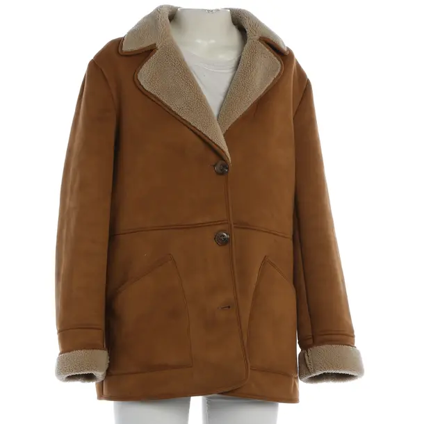 Mid-Season Jacket, in Brown, Polyester, Ralph Lauren Black Label