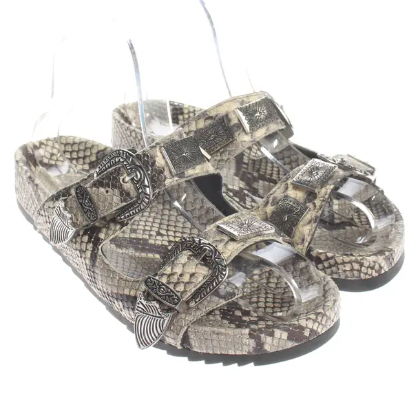 Sandals, in Beige, Ash