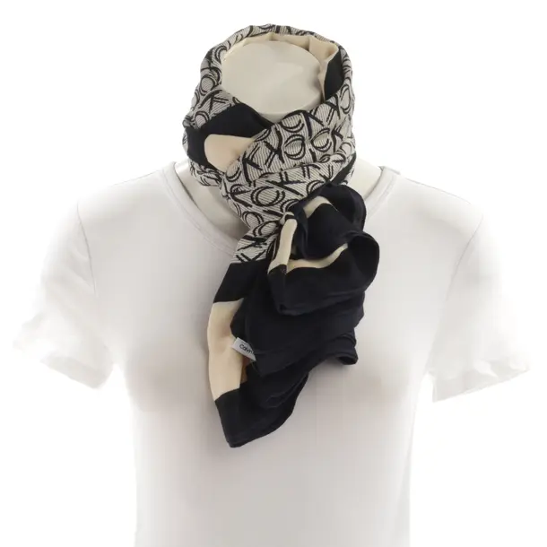 Shawl, in Navy, Cotton, Calvin Klein