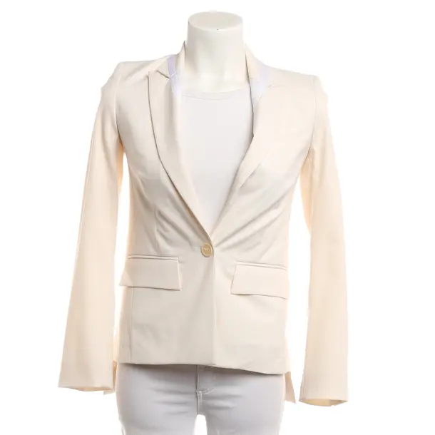 Blazer, in Cream, Wolle, Karl Lagerfeld