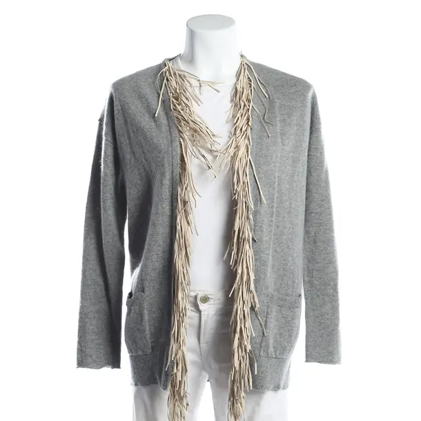 Strickjacke, in Grau, Wolle, Allude