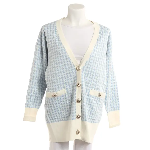 Cardigan, in Beige, Acrylic, Rebecca Vallance