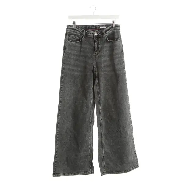 Flared Jeans, in Gray, Cotton, Raffaello Rossi