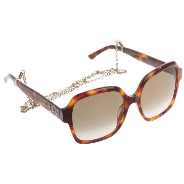 Sonnenbrille, in Braun, Kunststoff, Jimmy Choo