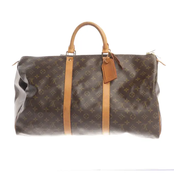 Weekender, in Braun, Canvas, Louis Vuitton