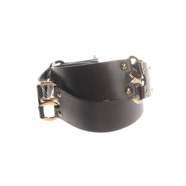 Belt, in Dark Brown, Leather, Joe Taft