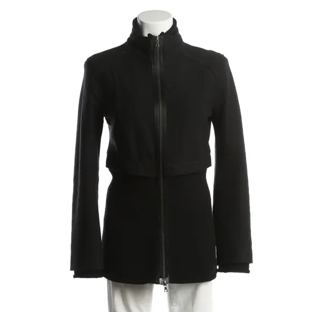 Mid-Season Jacket, in Black, Wool, Marc Cain