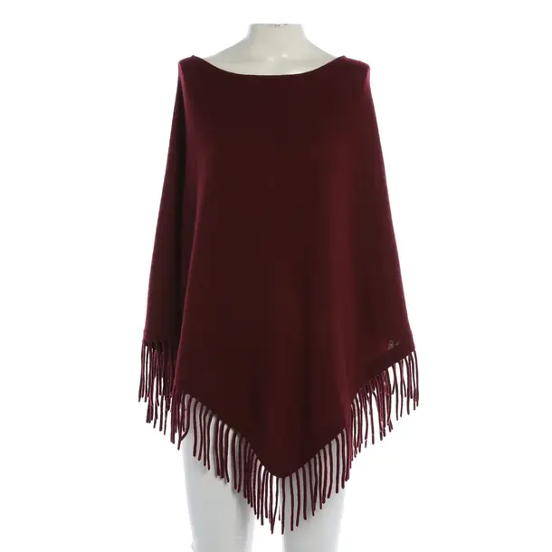 Poncho, in Bordeaux, Wool, Mrs & Hugs