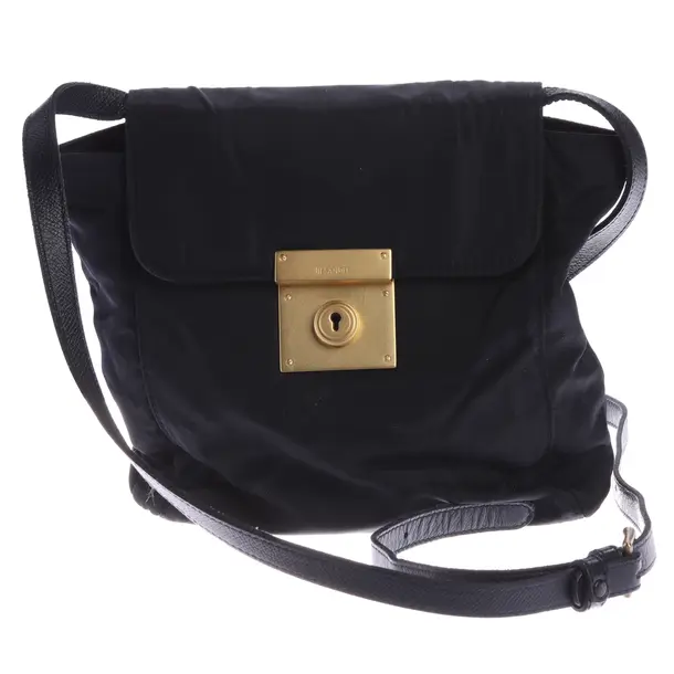 Cross Body Bag, in Black, Polyamide, Jil Sander