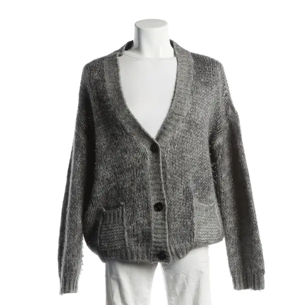 Cardigan, in Grigio, Lana, Roberto Collina