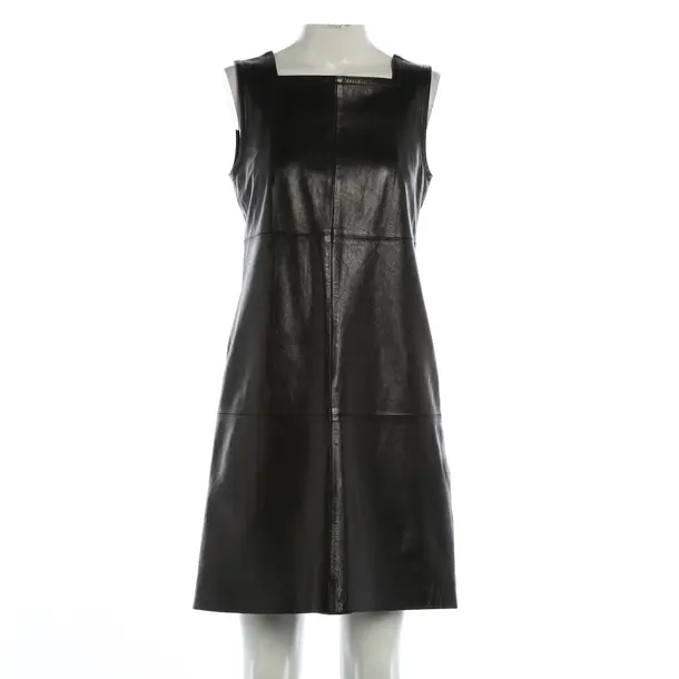 Kleid, in Schwarz, Leder, Strenesse