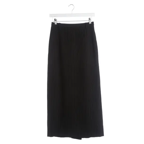 Rock, in Schwarz, Wolle, Jil Sander