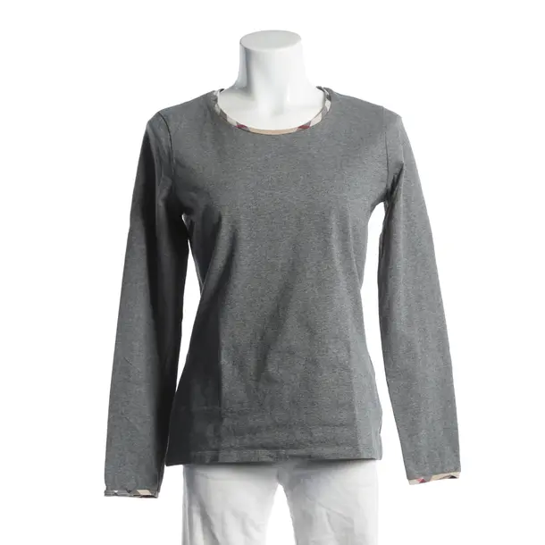 Long Sleeve Shirt, in Gray, Cotton, Burberry London