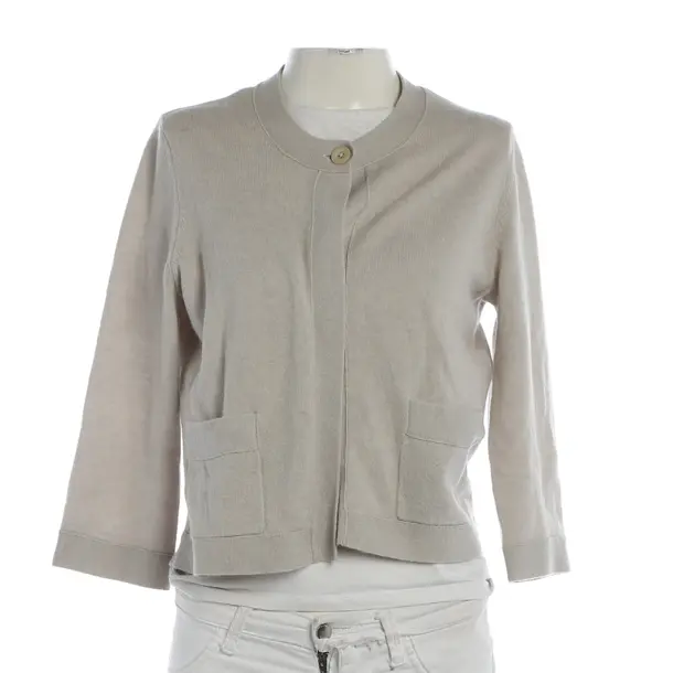 Cardigan, in Beige, Wool, FFC