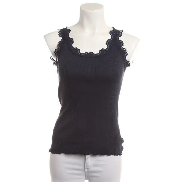Top, in Navy, Seide, Rosemunde