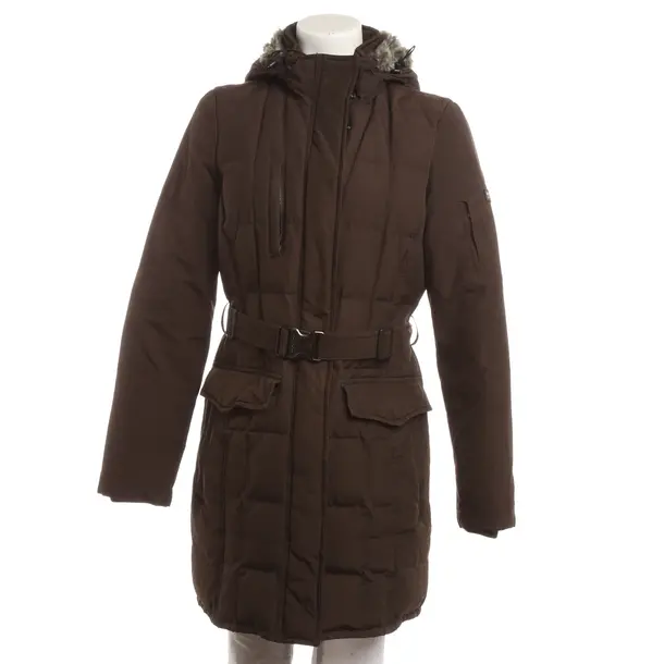 Übergangsjacke, in Dunkelbraun, Baumwolle, Woolrich