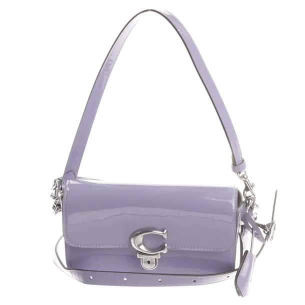 Schultertasche, in Lavendel, Leder, Coach
