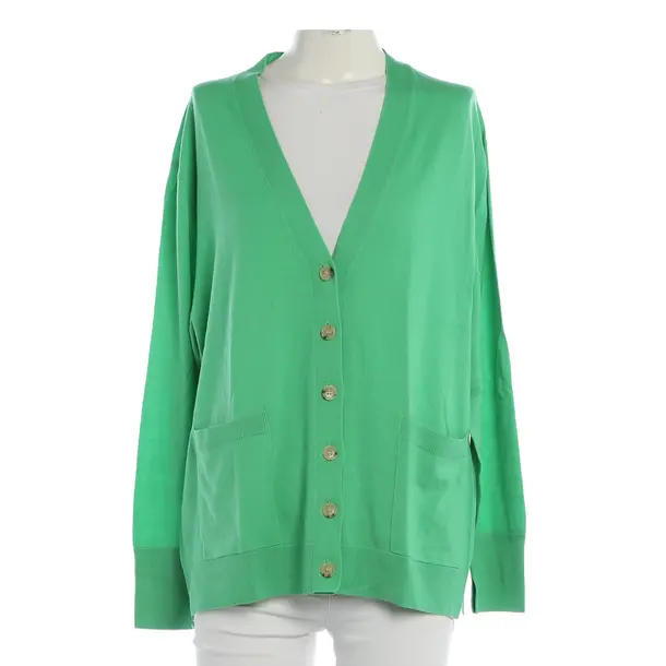 Cardigan, in Green, Wool, Allude