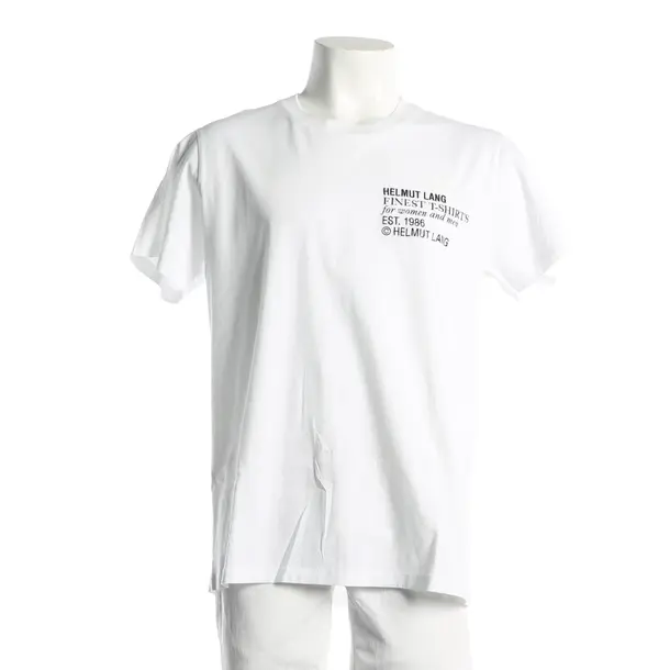 T-Shirt, in Weiß, Baumwolle, Helmut Lang