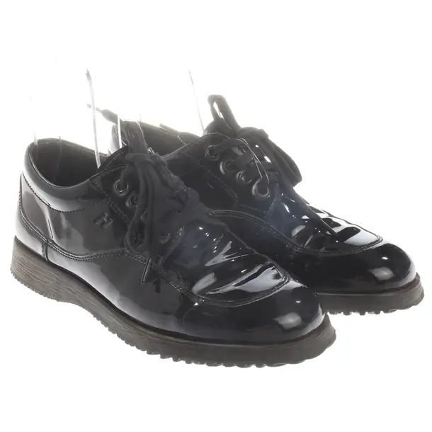 Flats, in Black, Hogan