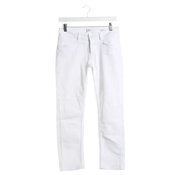 Skinny Jeans, in White, Cotton, Closed