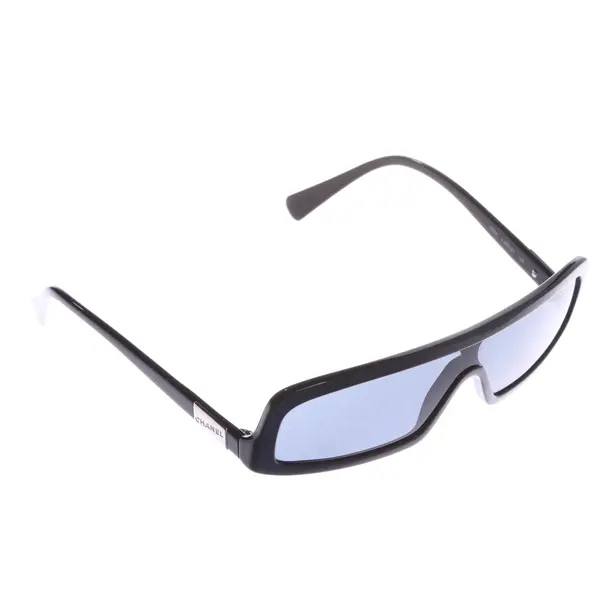 Sonnenbrille, in Schwarz, Kunststoff, Chanel