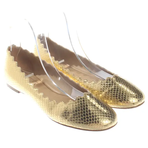 Ballerine, in Oro, Chloé