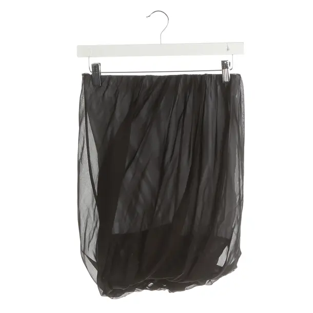 Rock, in Schwarz, Seide, Helmut Lang