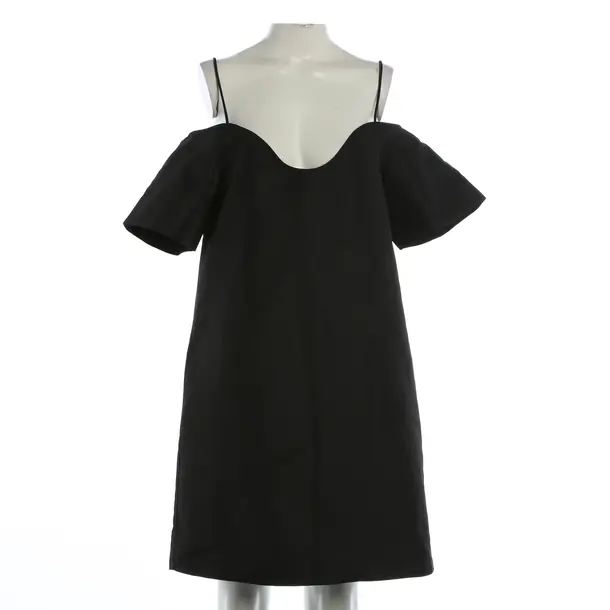 Cocktailkleid, in Schwarz, Baumwolle, Ganni