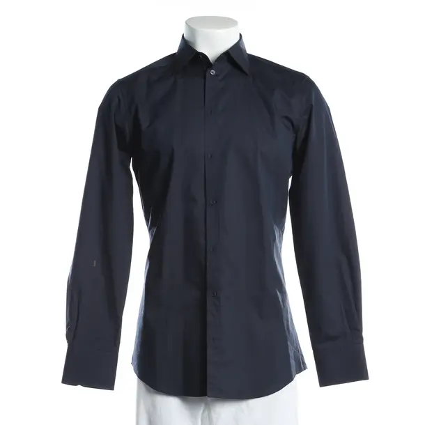 Shirt, in Navy, Cotton, Dolce & Gabbana
