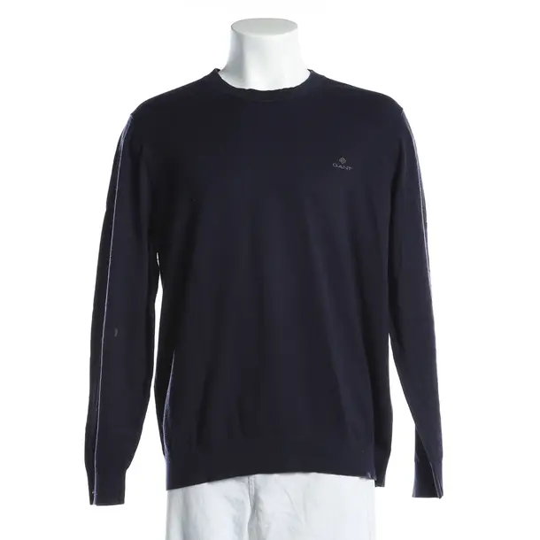 Jumper, in Navy, Cotton, Gant