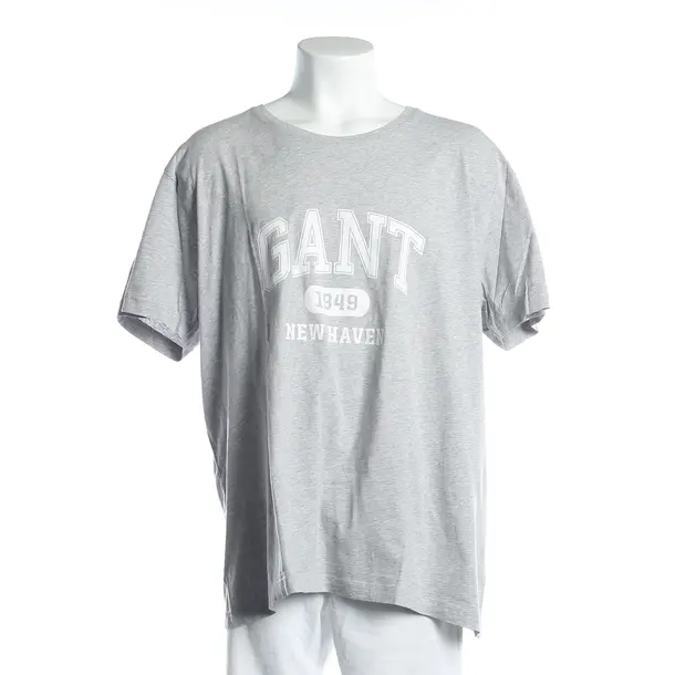 T-Shirt, in Gray, Cotton, Gant