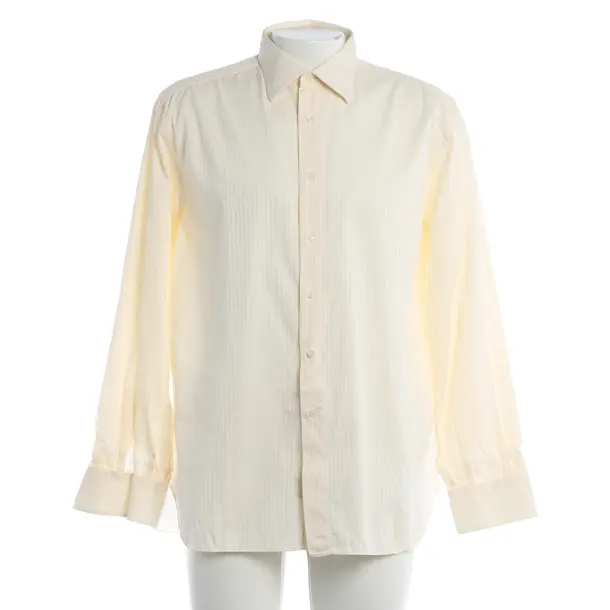 Hemd, in Beige, Baumwolle, Brioni