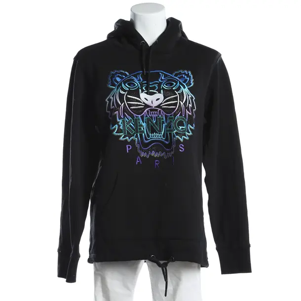 Hoodie, in Schwarz, Baumwolle, Kenzo