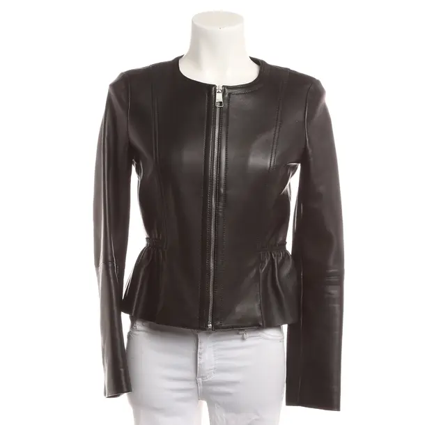 Giacca in pelle, in Nero, Pelle, Hugo Boss Etichetta Nera