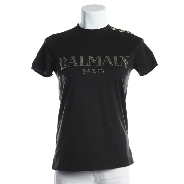 Shirt, in Black, Cotton, Balmain