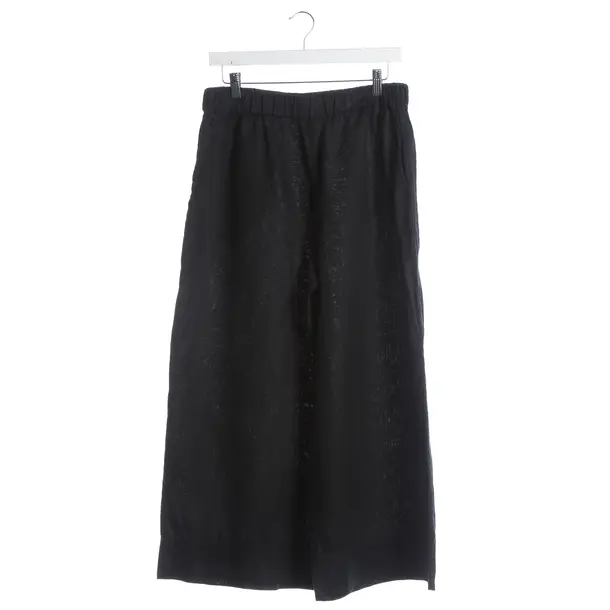 Hose, in Schwarz, Leinen, Max Mara