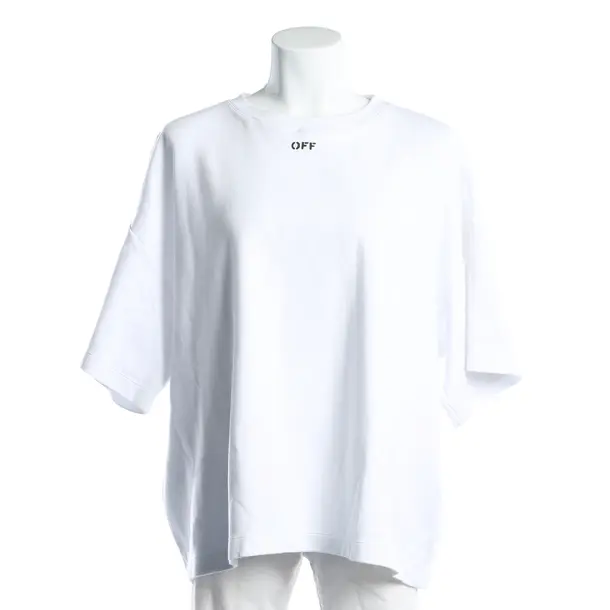 Shirt, in White, Cotton, Off-White