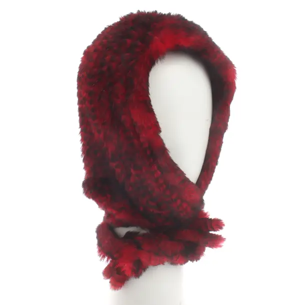 Kapuze, in Rot, Fell, Roberto Cavalli