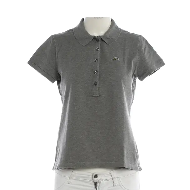Poloshirt, in Grau, Baumwolle, Lacoste