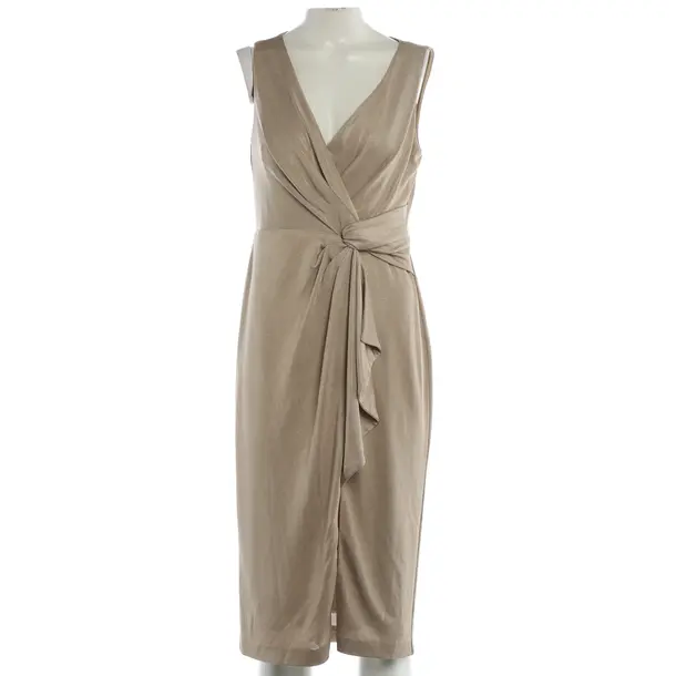 Cocktail Dress, in Gold, Polyester, Ralph Lauren Black Label