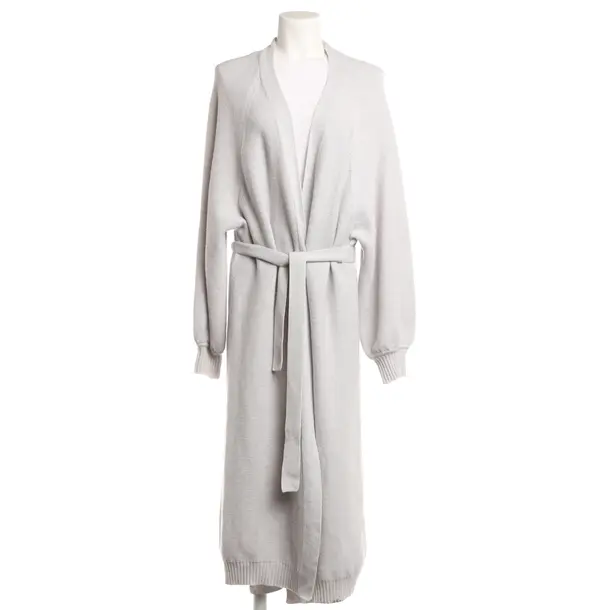 Strickjacke, in Hellgrau, Wolle, SoSue