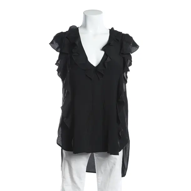 Blouse, in Black, Acetate, Dondup