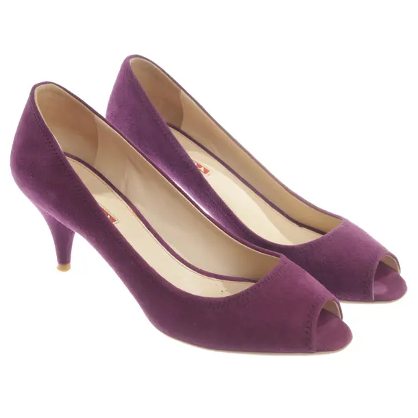 Peep Toes, in Purple, Prada Linea Rossa